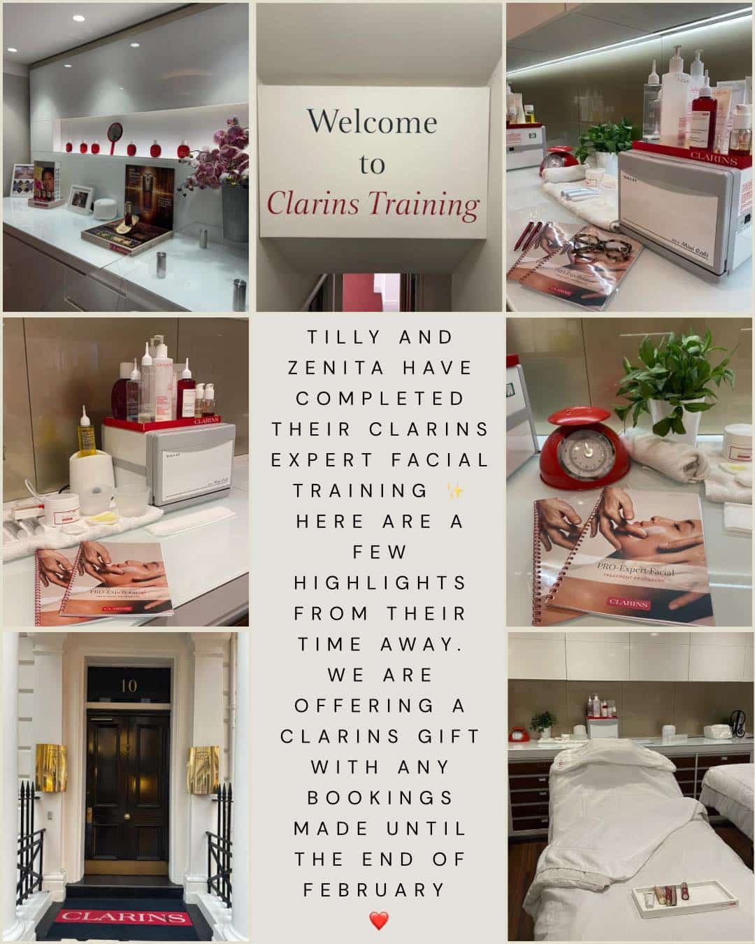 Clarins Expert Facial Offer