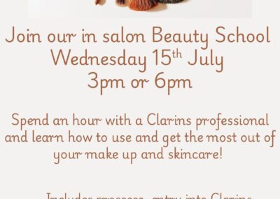 Master the art of beauty with our Clarin’s Beauty School 