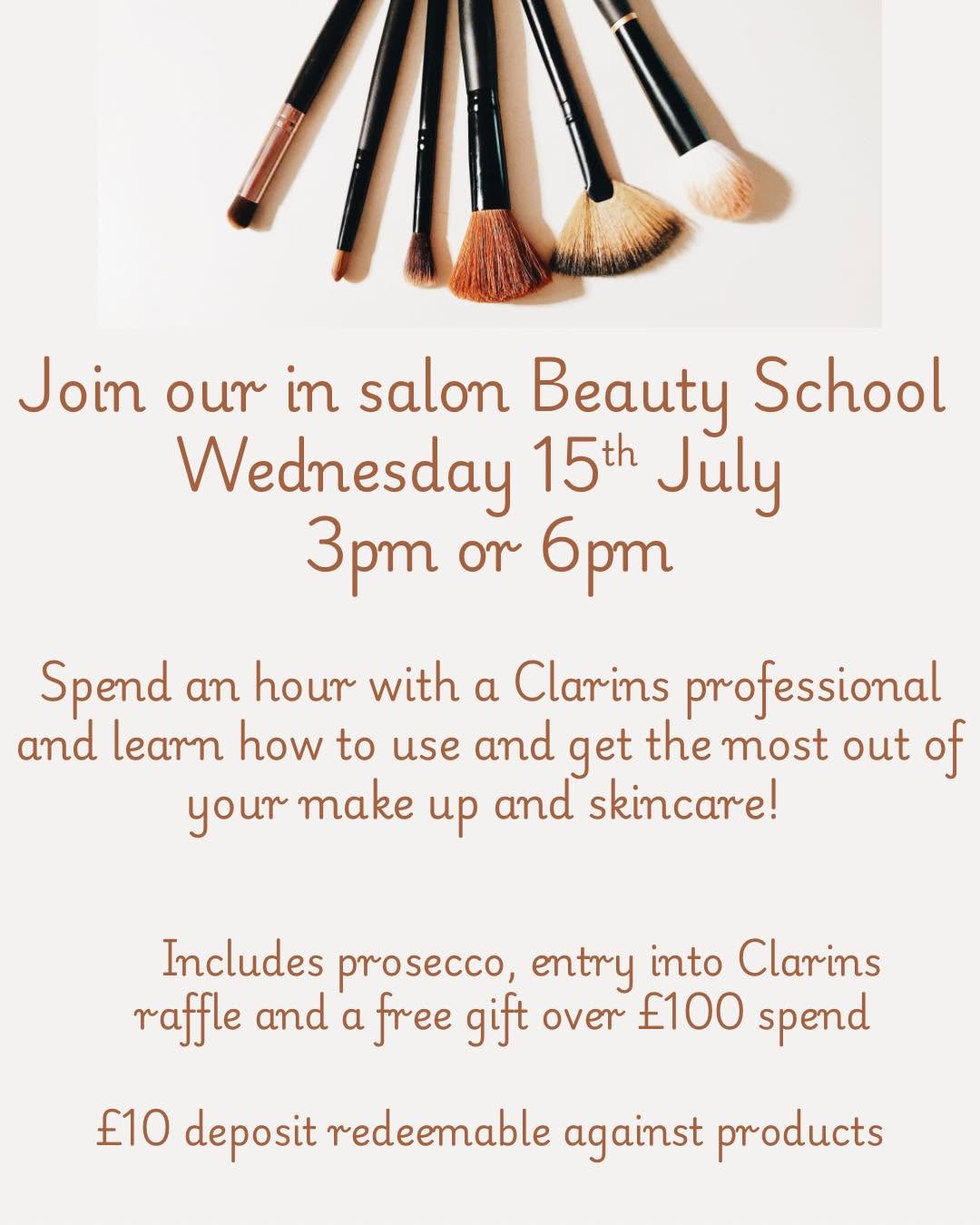 Master the art of beauty with our Clarin's Beauty School