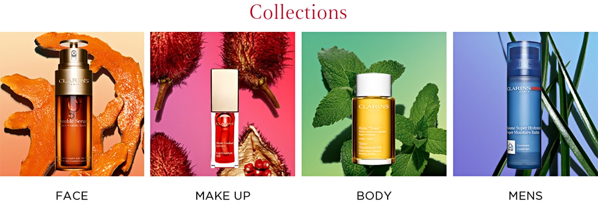 Clarins product catalogue