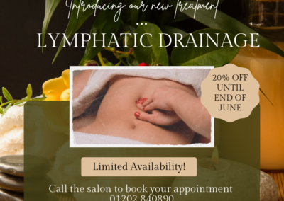 Lymphatic Drainage Massage now available with Zenita